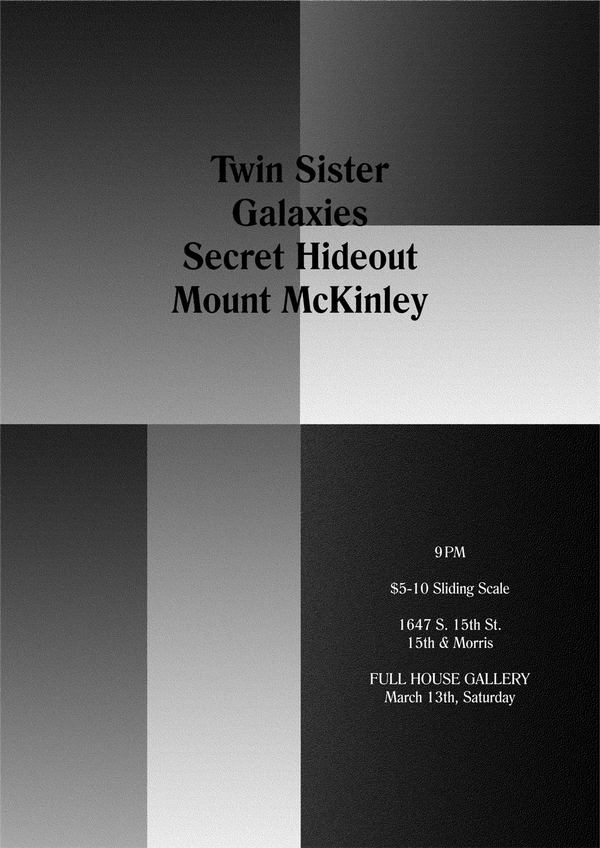 Full House Gallery Flyer